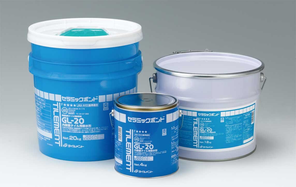 GL-20 屋内壁用 4kg（4kg/缶） タイル接着剤 タイルメント