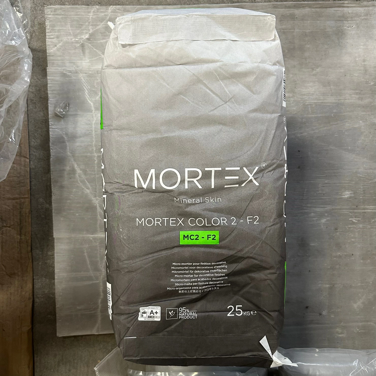 モールテックス・カラー 2-F2（MORTEX COLOR-2F2） 25kg 意匠仕上げ用モルタル BEAL