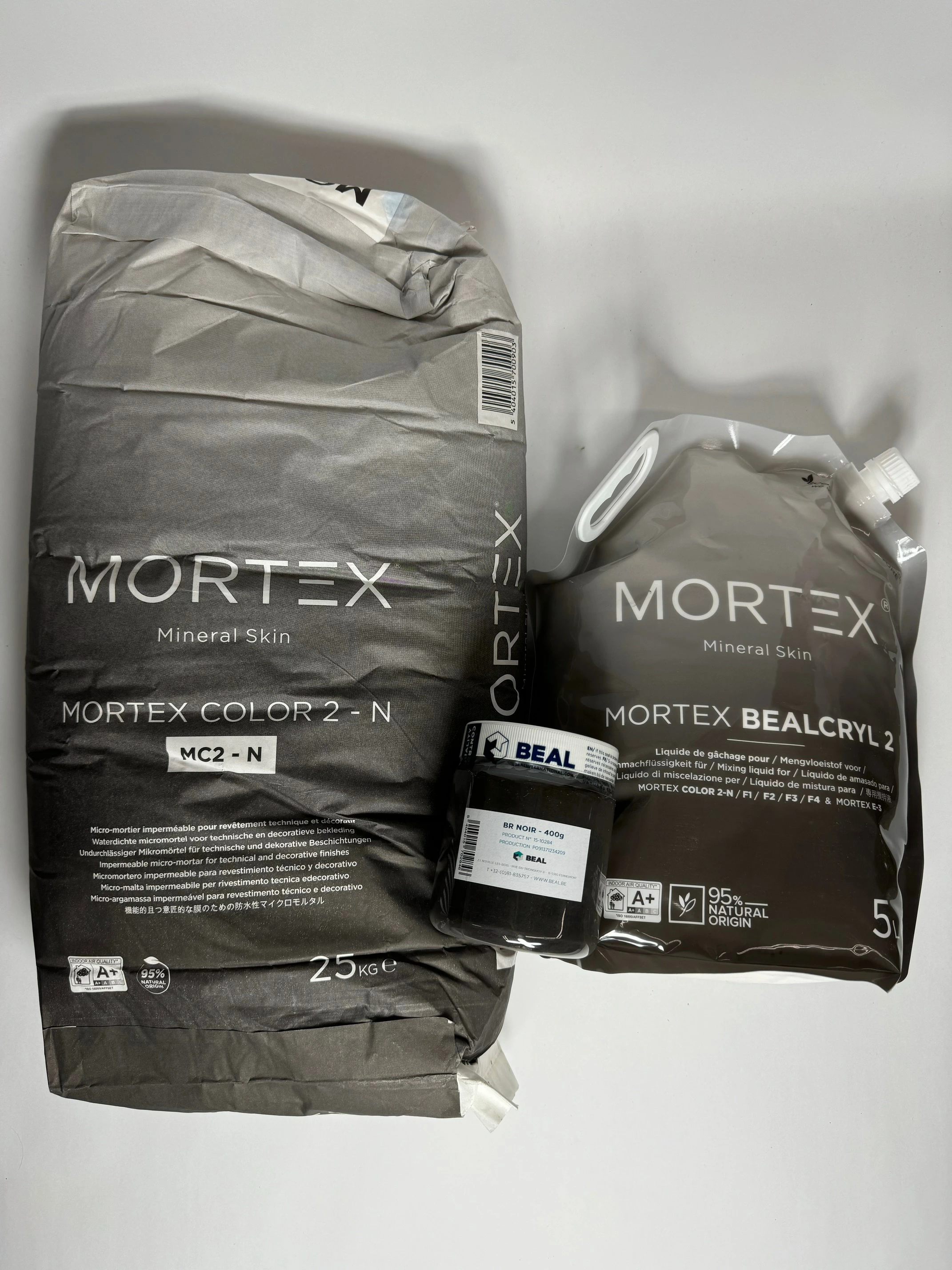 モールテックス・カラー2-N+ビールクリル2+BR NOIR（顔料） セット BEAL