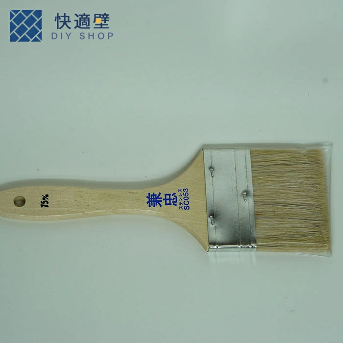 左官用チリ刷毛 ダスター刷毛 75mm 1個