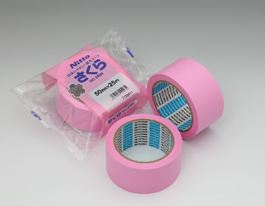 養生テープ さくら No.395N 50mm幅×25m長 5巻 日東電工