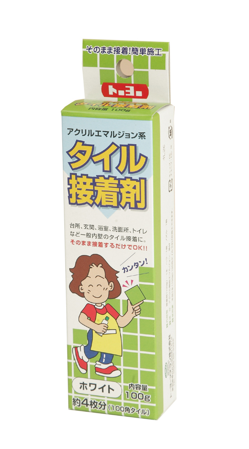 内装タイル接着剤 約4枚分 1本（100g/本） トーヨーマテラン