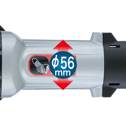 握りやすい細径スリムボディ