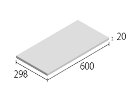 ソリックフロア平（600&times;300）の形状